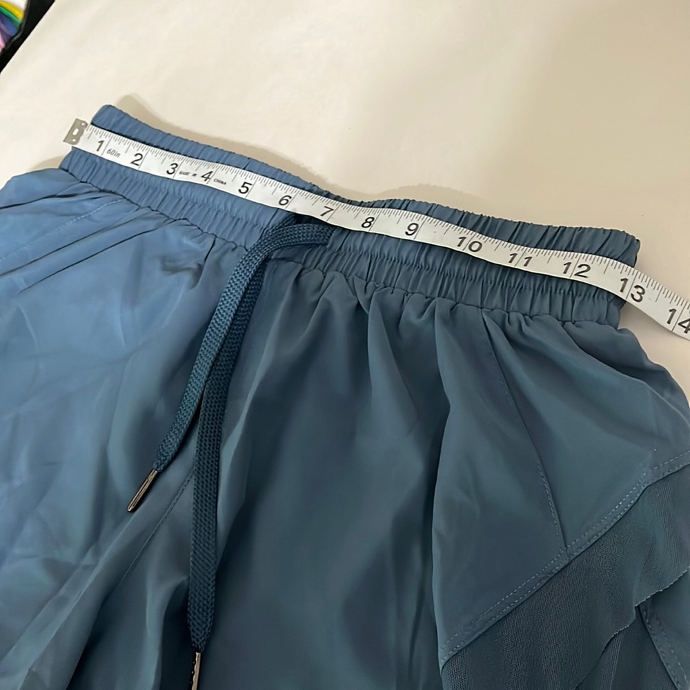 NWT Halara Drawstring Contrast Mesh 2 in 1 shorts Women’s XS - Picture 13 of 14